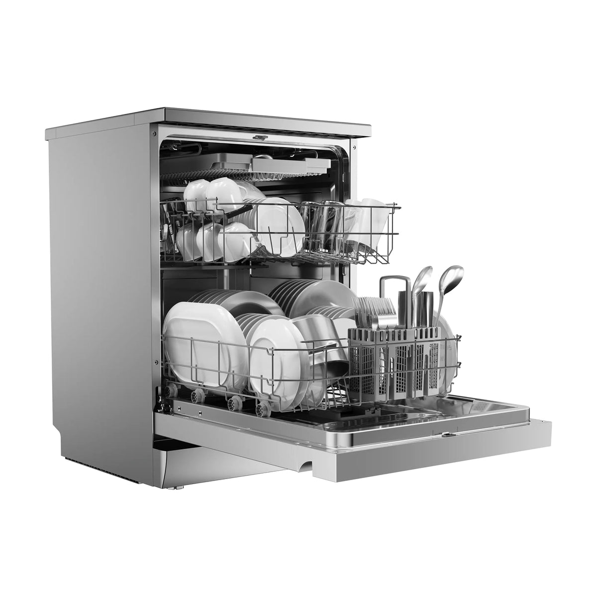 Lavavajillas Midea MDWPF1433CSS-W-EU de 14 cubiertos con Wi-Fi, inox