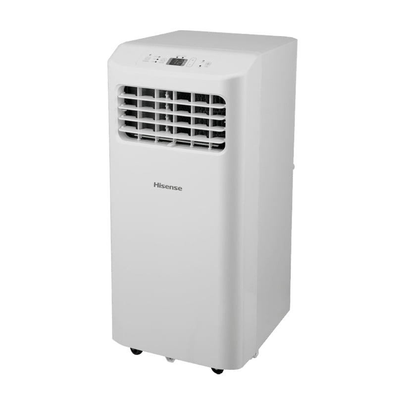 Aire acondicionado portátil Hisense APC09KV, 2490 W y clase A