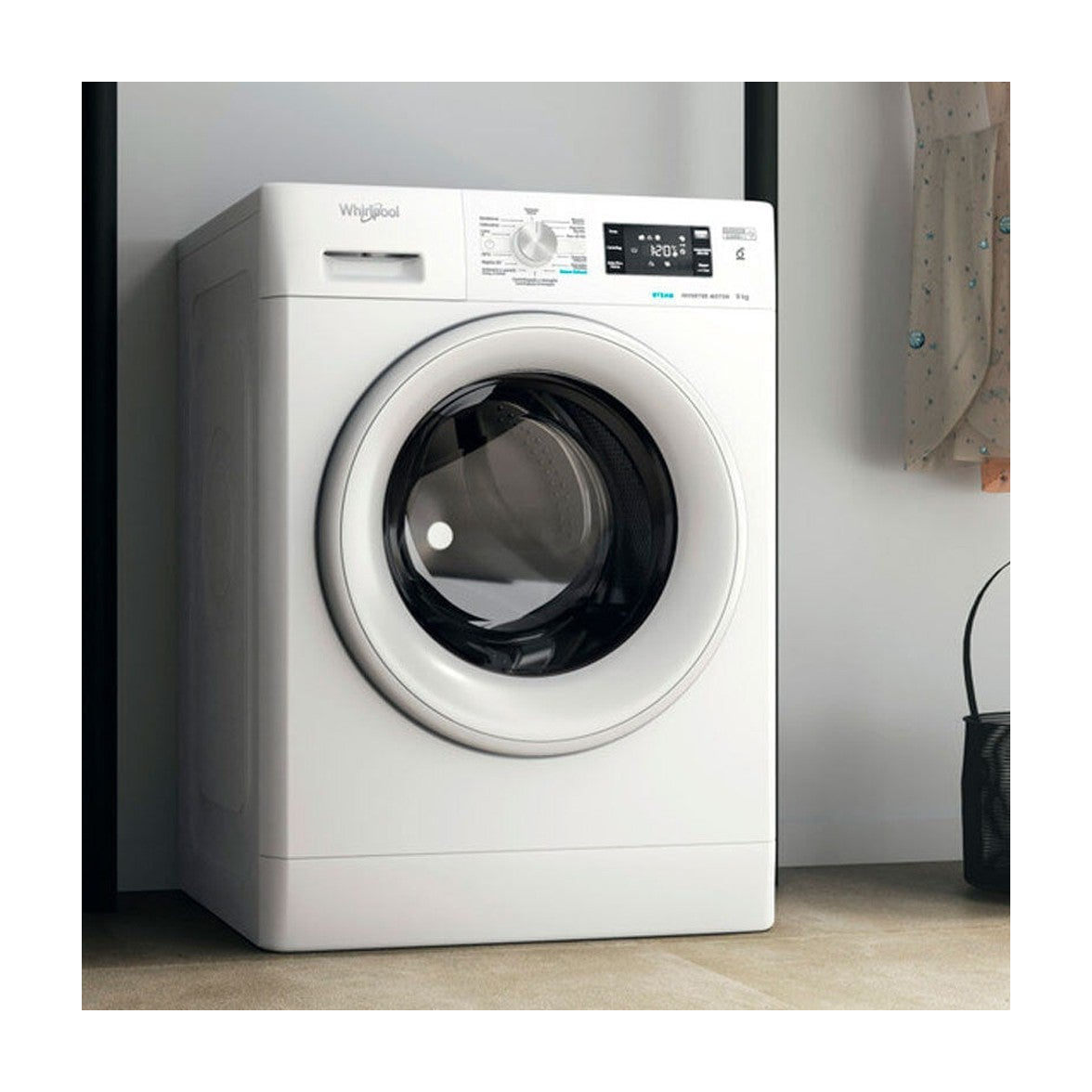 Lavadora Whirlpool FFB 9489 WV SPT de 9 kg y 1400 rpm