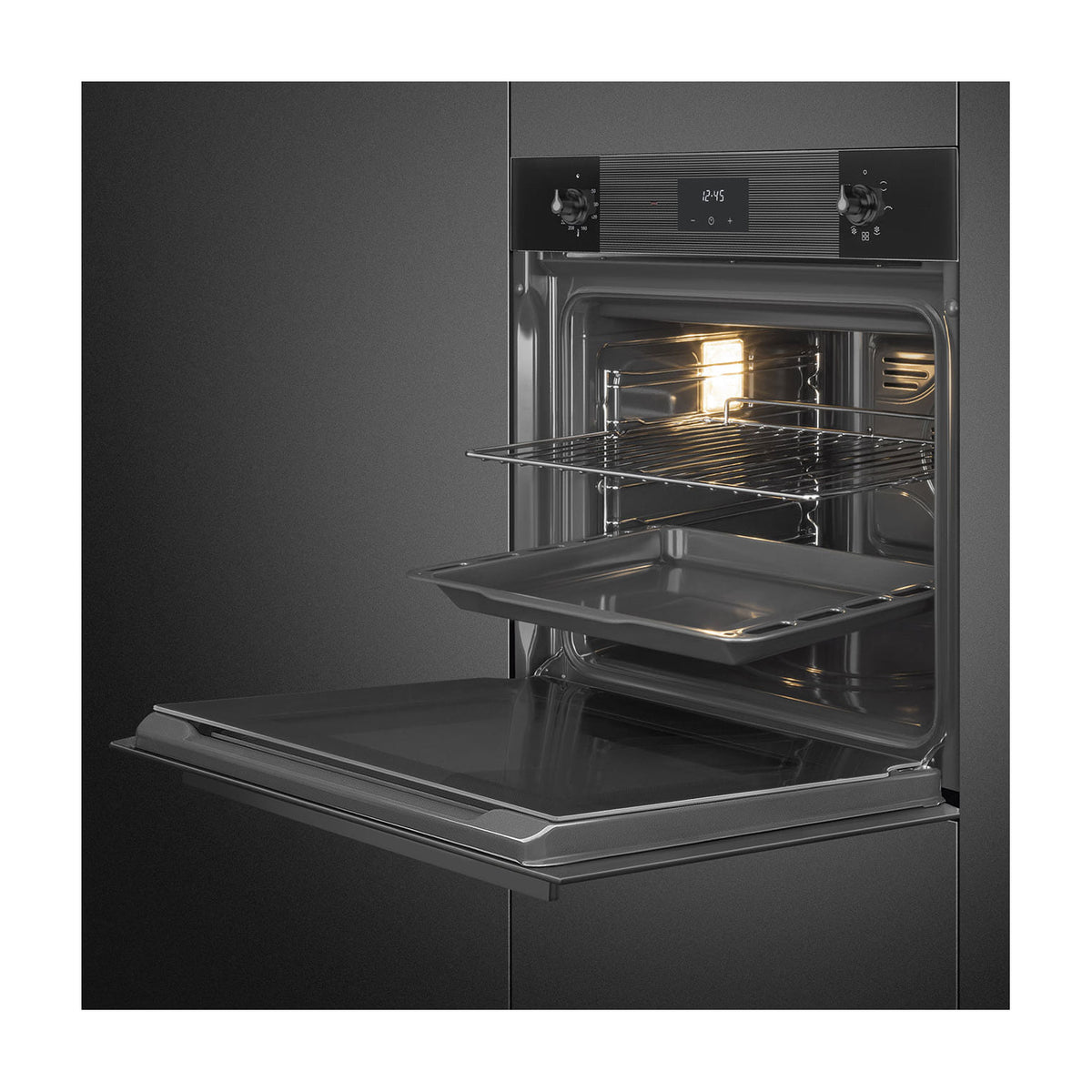 Horno multifunción Smeg SF6100VB3 de 70 l, negro