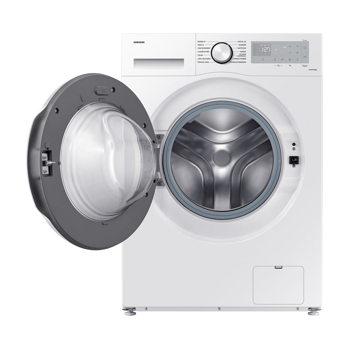 Lavadora de carga frontal Samsung WW80CGC04DTHEC, 8 kg y 1400 rpm