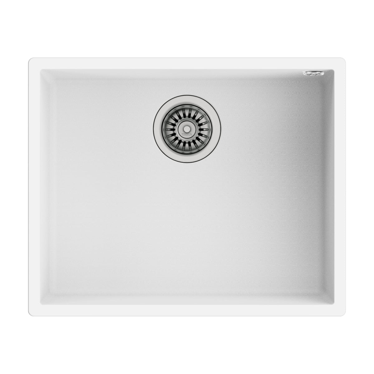 Fregadero Teka Square 50.40 TG blanco ártico, bajo encimera de una cubeta