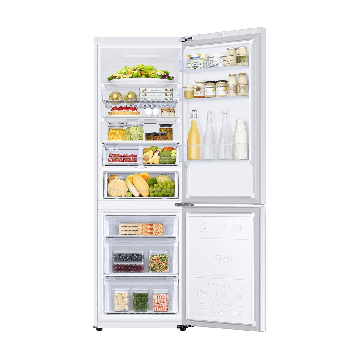 Frigorífico combi Samsung RB34C605CWW/EF, 344 l, No Frost