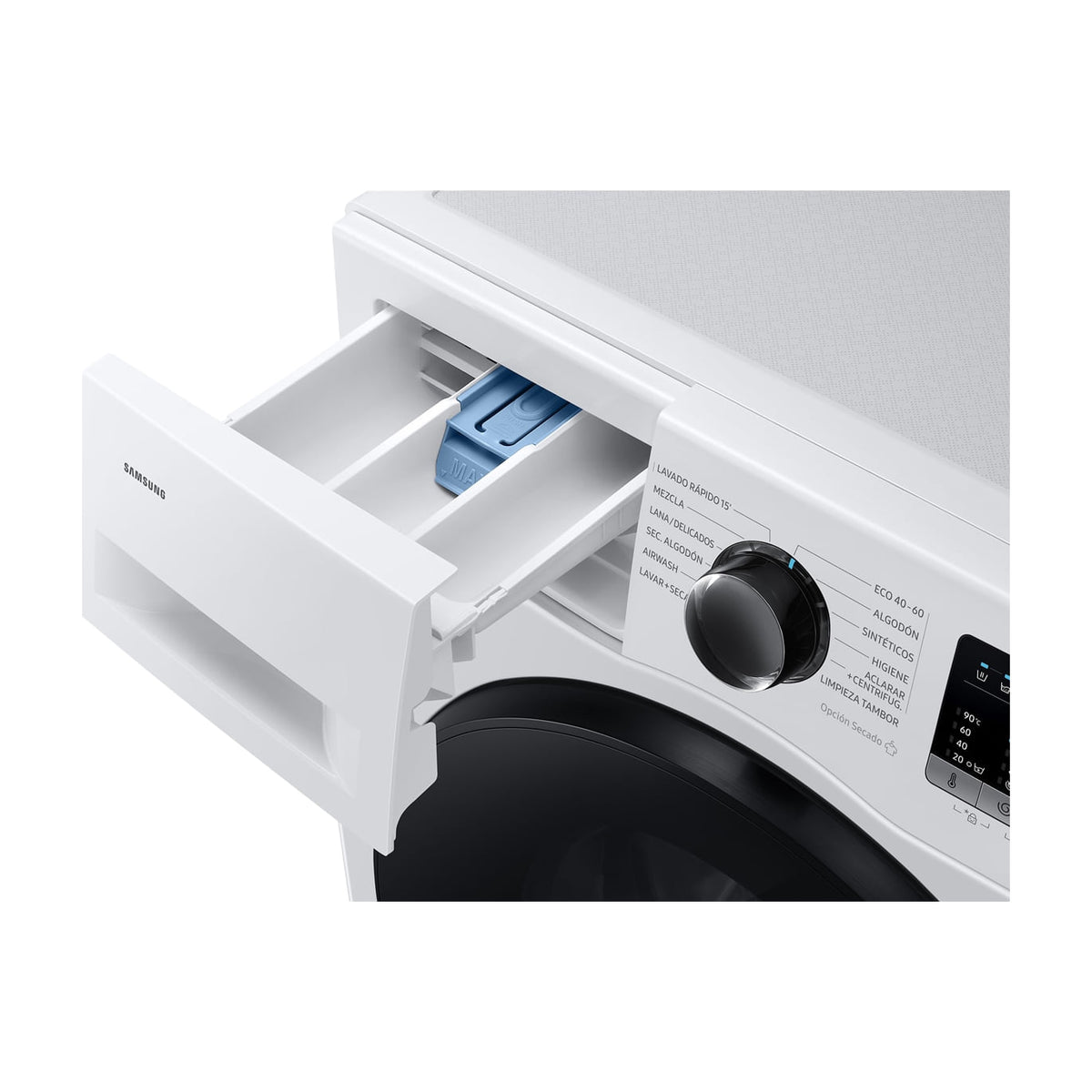 Lavasecadora Samsung WD80HG4U04BEEC de 8/6 kg y 1400 rpm