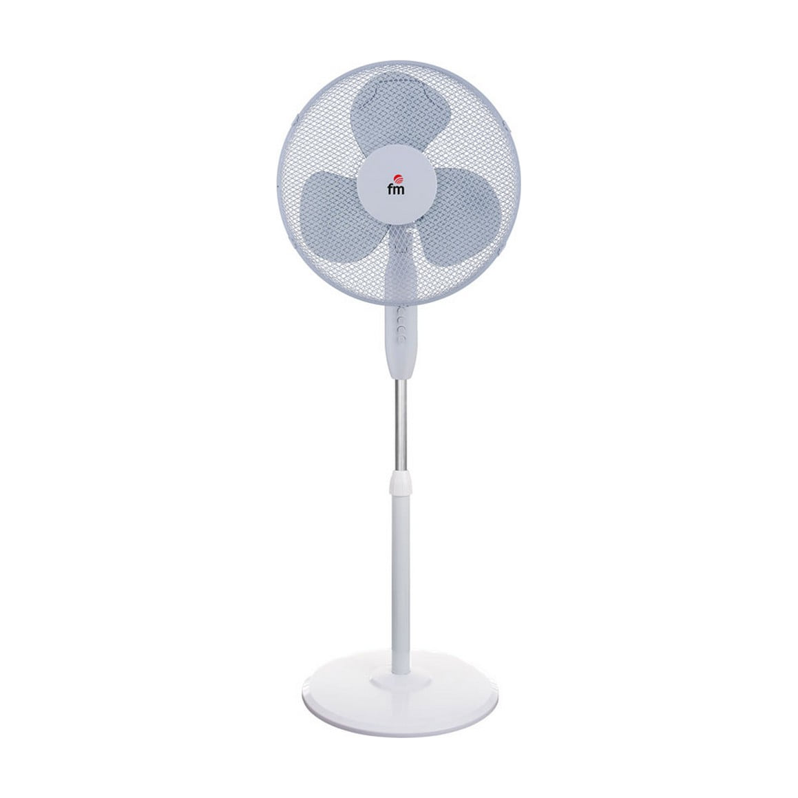 Ventilador de pie FM VP-40 de 40 cm, oscilante y regulable