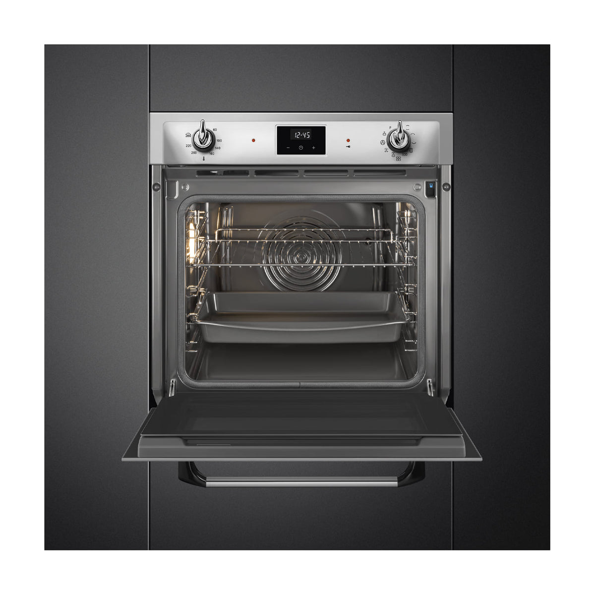 Horno multifunción Smeg SOP6900TX pirolítico de 68 litros