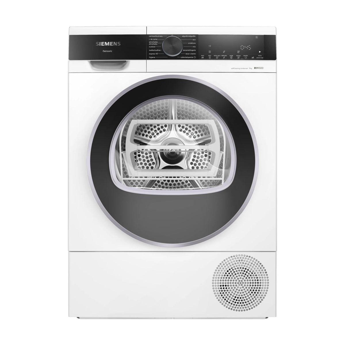 Secadora con bomba de calor Siemens WQ45G2D1ES iQ500, 9 kg, clase C