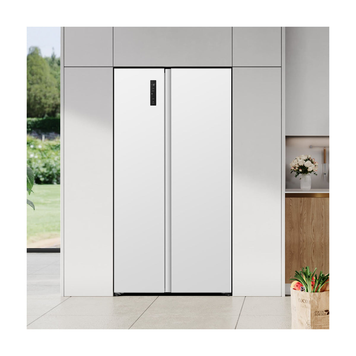Frigorífico americano Hisense RS3P538NEWE, Total No Frost, Kitchen Fit