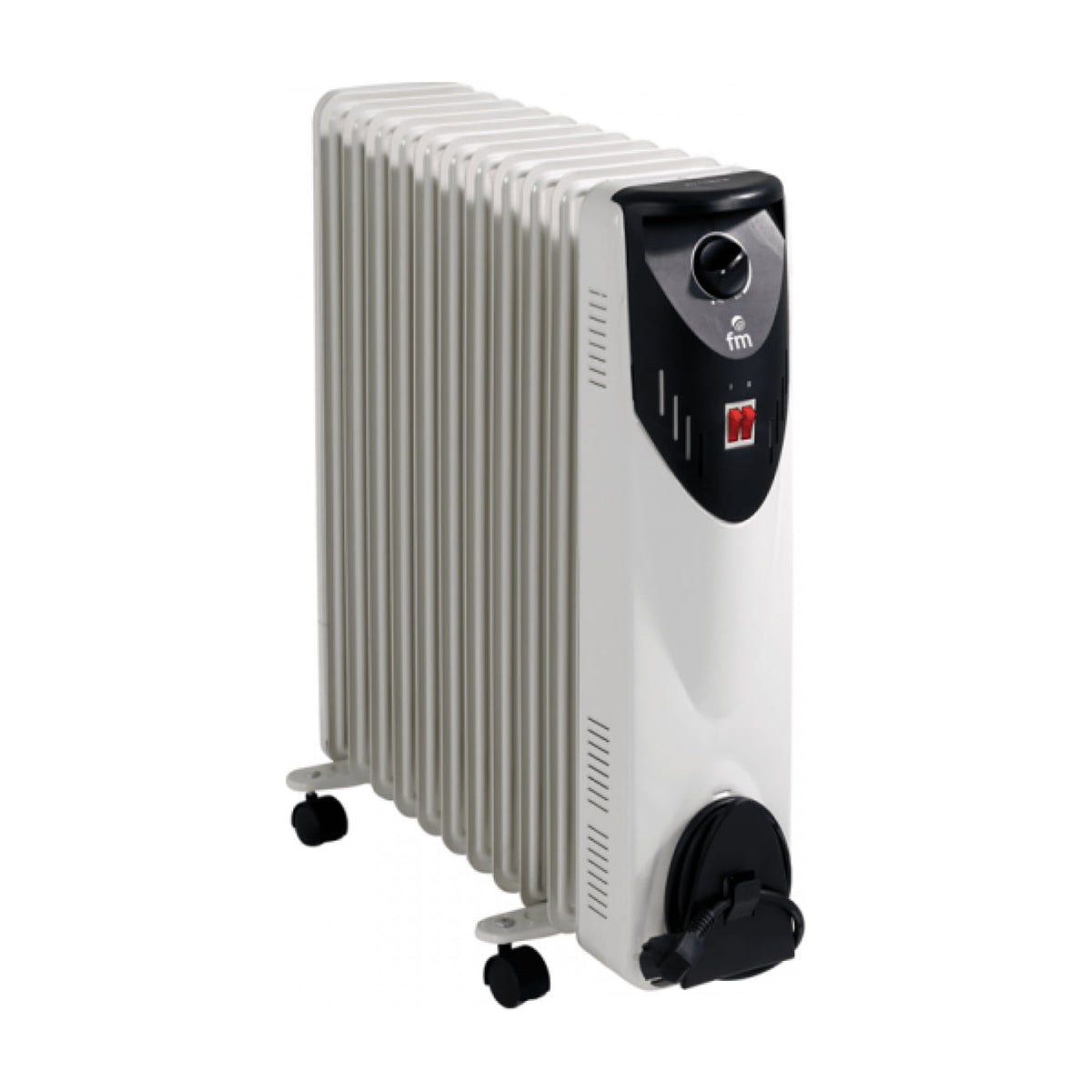 Radiador de aceite FM RW-25 de 2500 W y 11 elementos