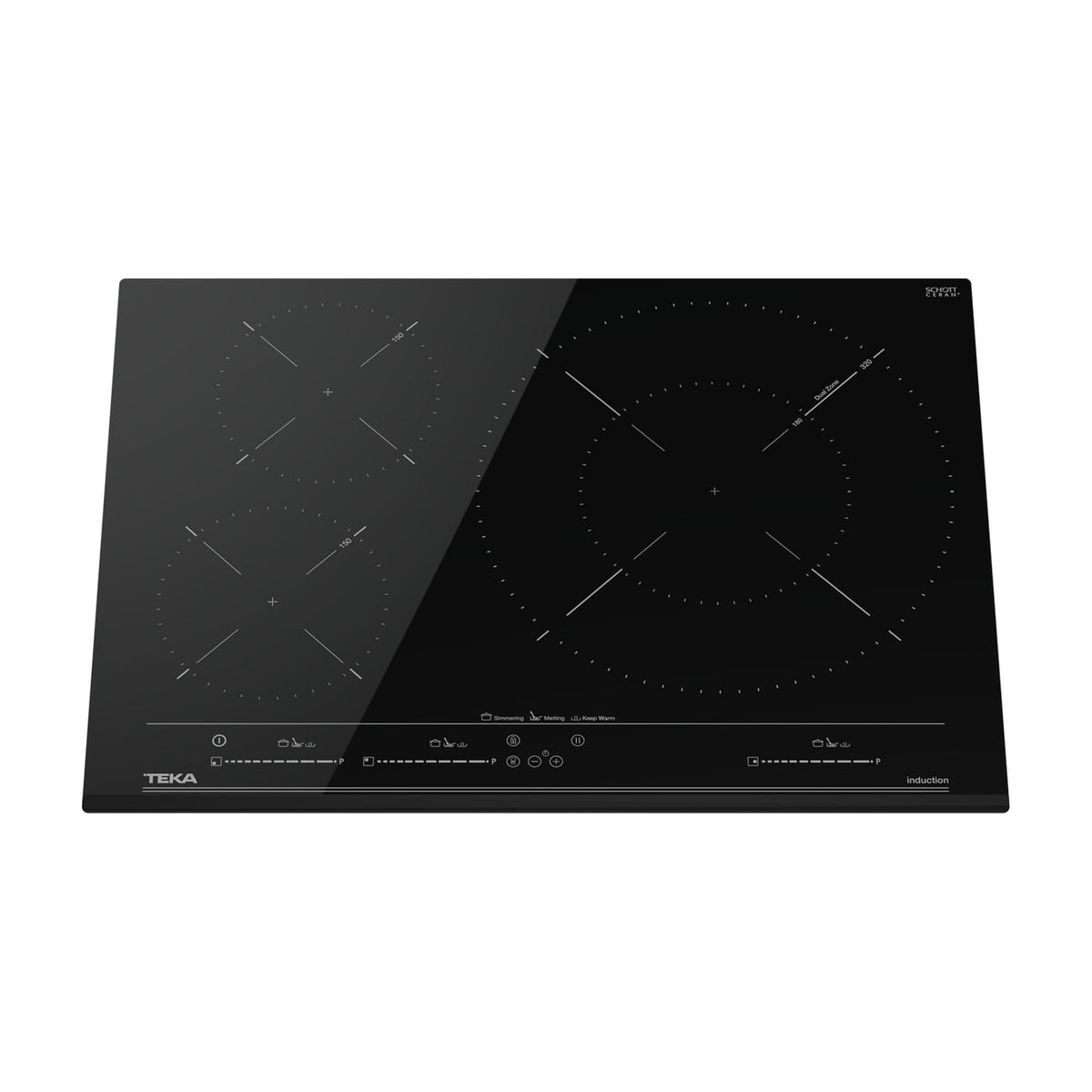 Placa de inducción Teka IZC 53320 MSP de 60 cm con 3 zonas y MultiSlider