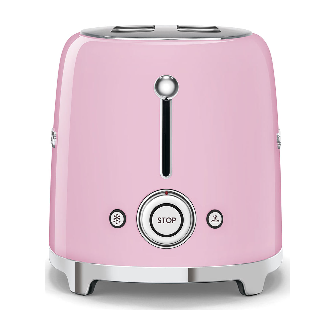 Tostadora Smeg TSF01PKEU rosa, 2 ranuras y 950 W