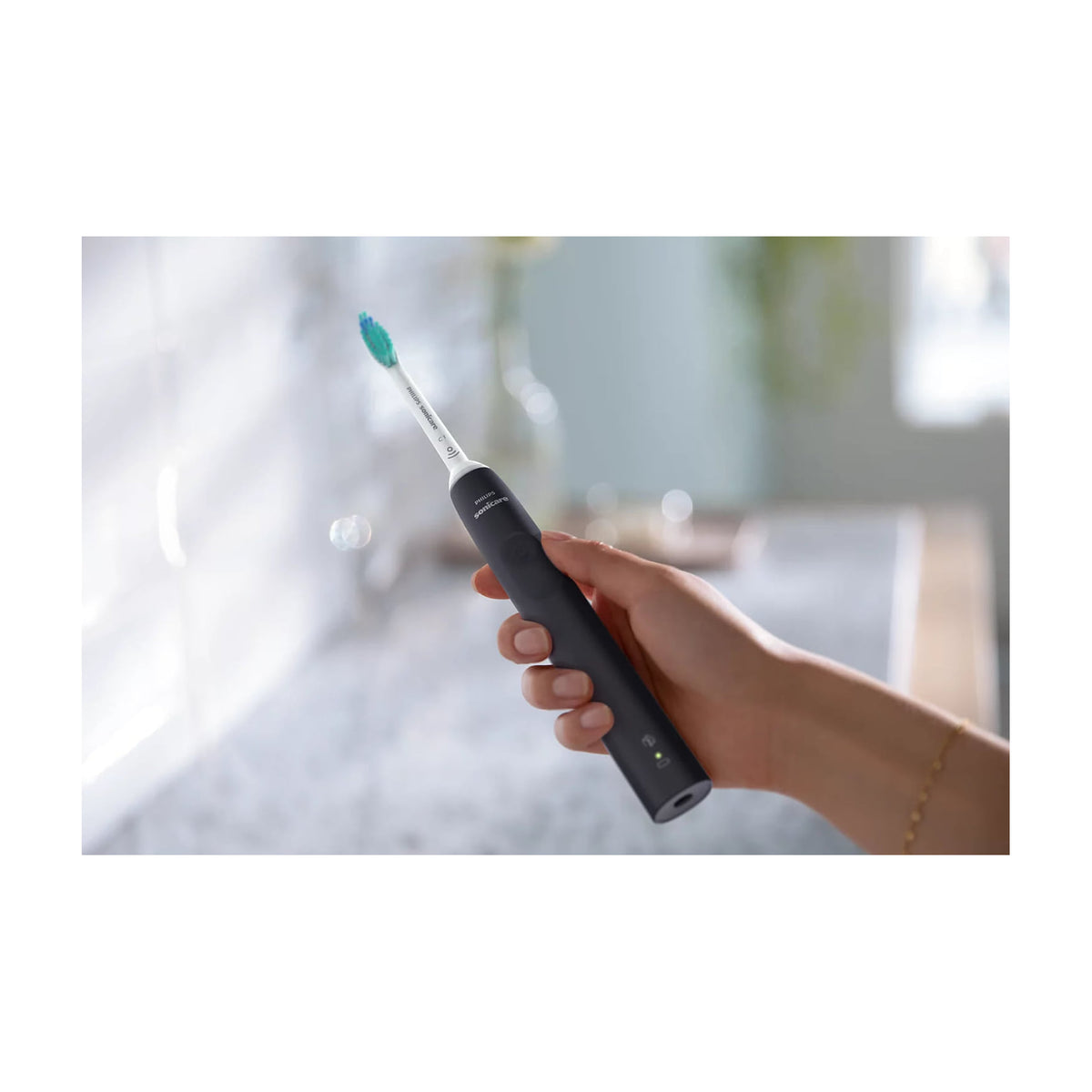 Cepillo dental sónico Philips Sonicare 3100 HX3671/14 negro, recargable