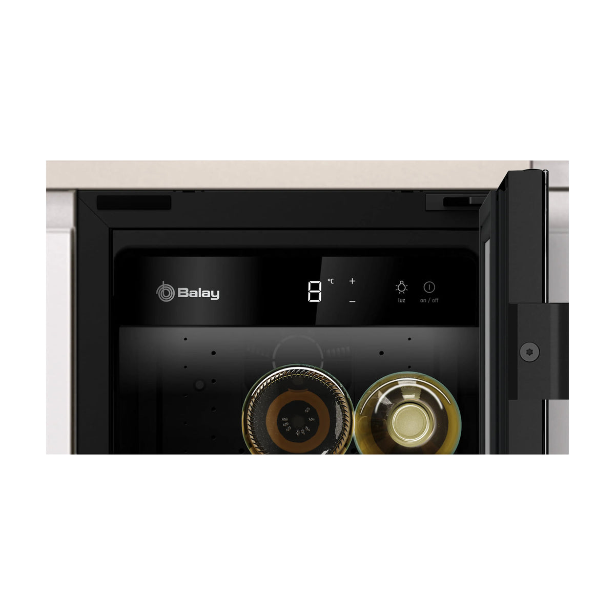 Vinoteca integrable Balay 3WUF073B de 21 botellas, negra