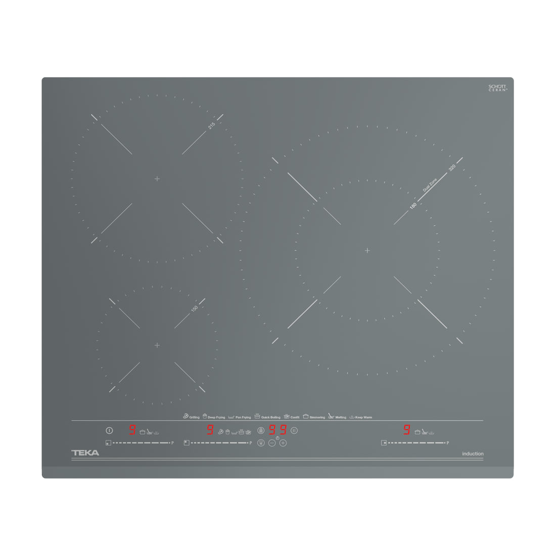 Placa de inducción Teka IZC 63630 ST MST de 60 cm y 3 zonas