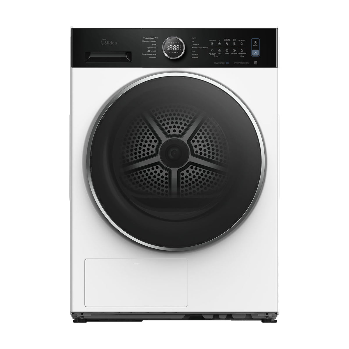 Secadora Midea MD205H80BW/W-ES de 8 kg con bomba de calor y Wi-Fi