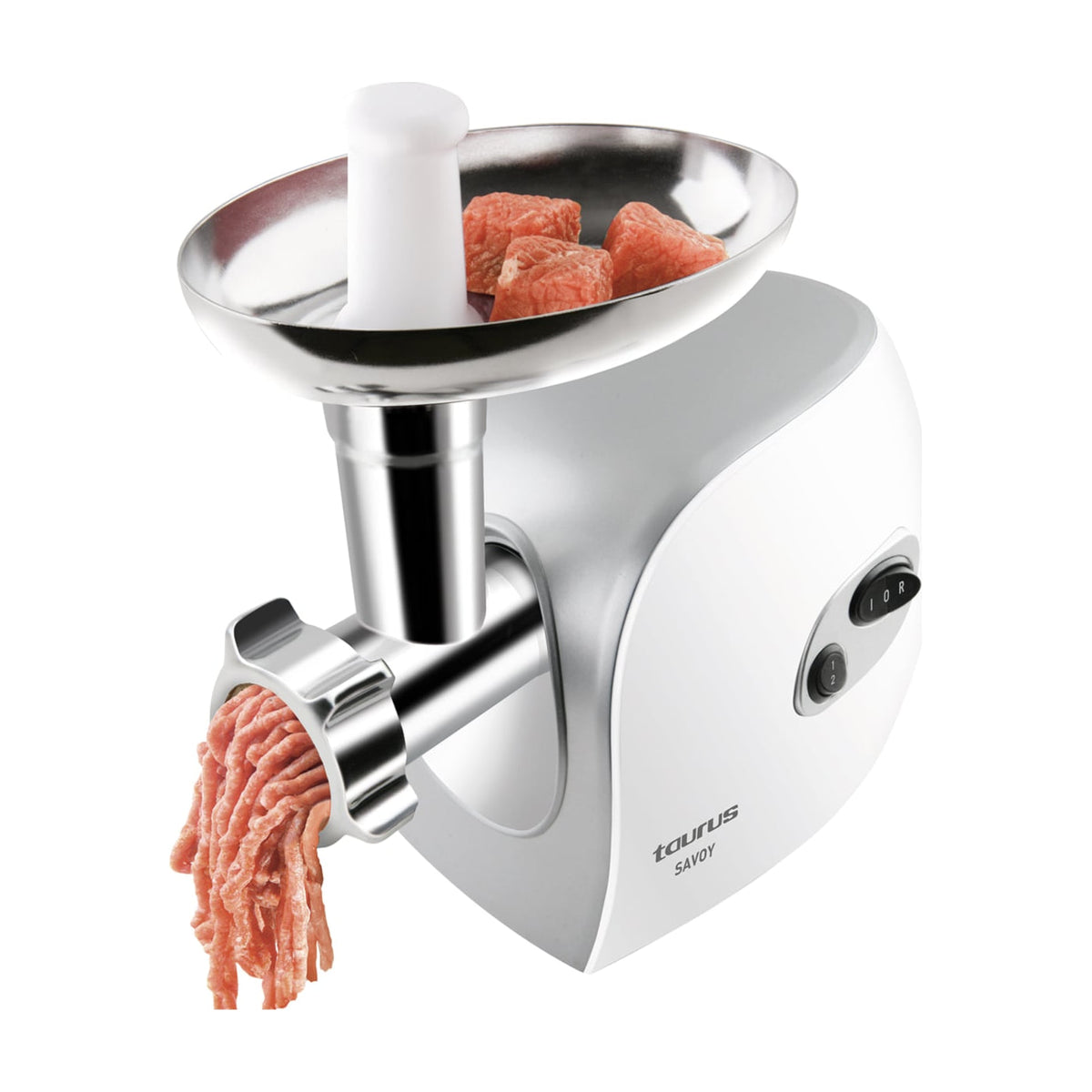 Picadora de carne Taurus Savoy de 450 W con 3 tamaños de picado