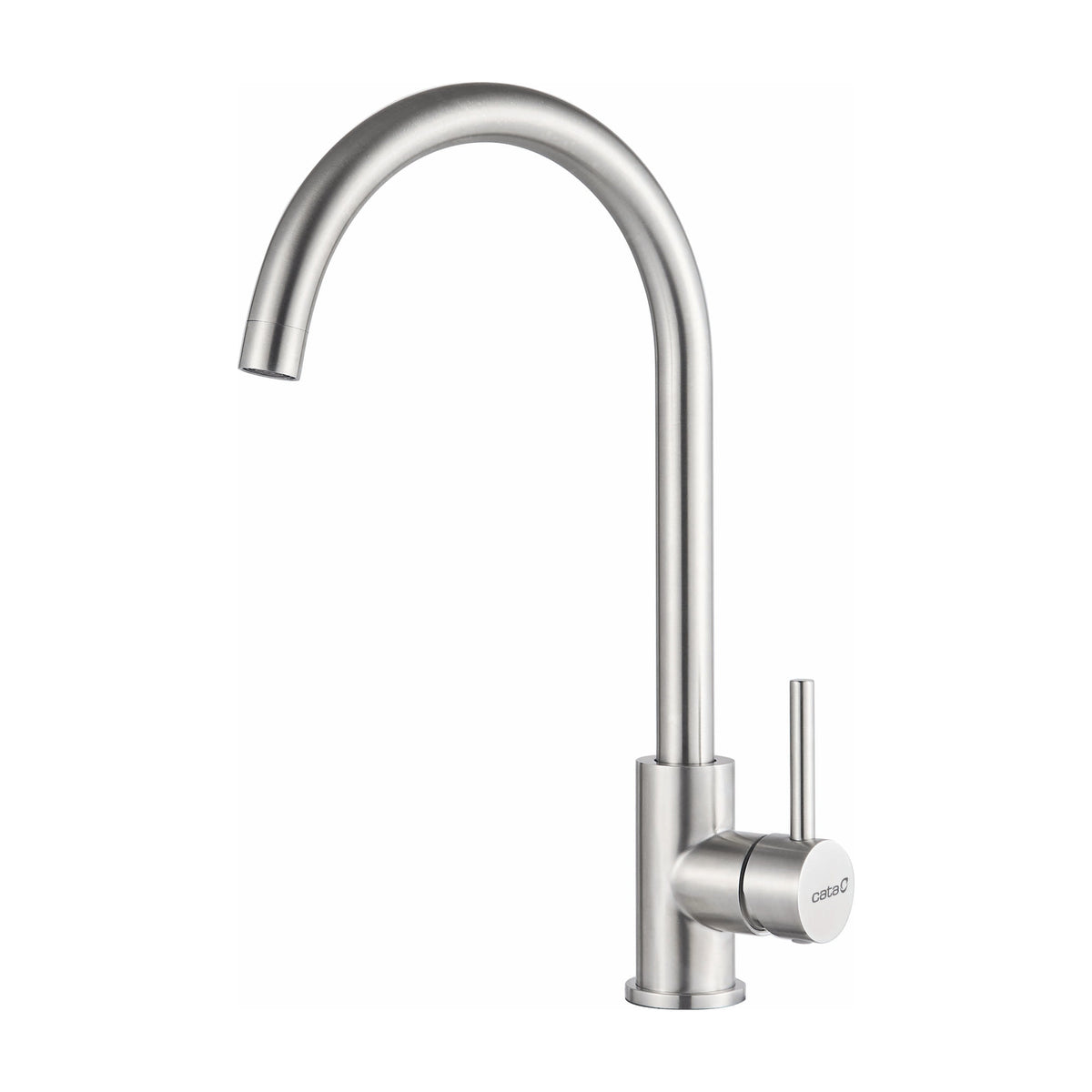 Grifo de cocina CATA CMA INOX monomando de acero inoxidable y caño giratorio 360°