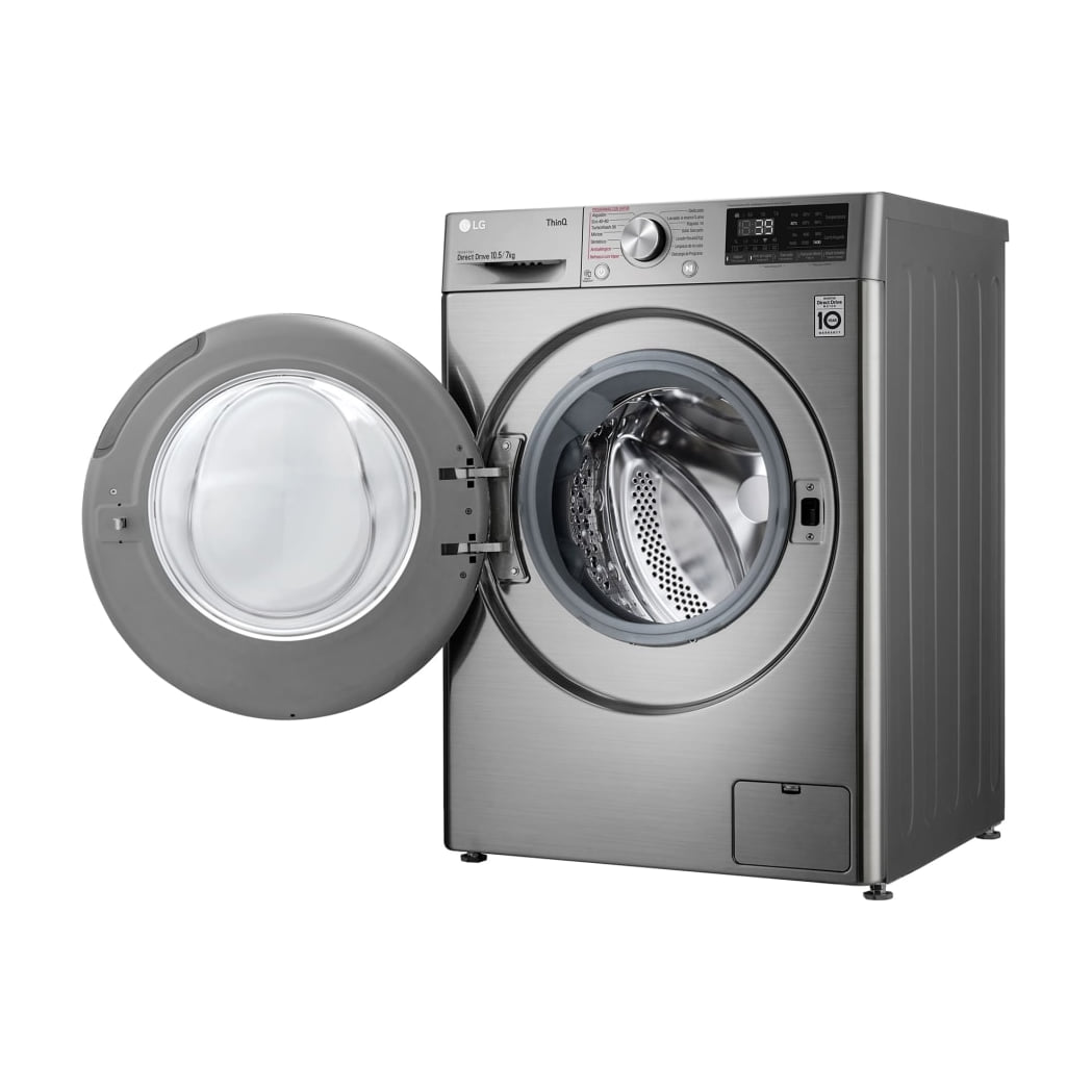 Lavasecadora LG F4DV7010S2S, 10,5/7 kg y 1400 rpm
