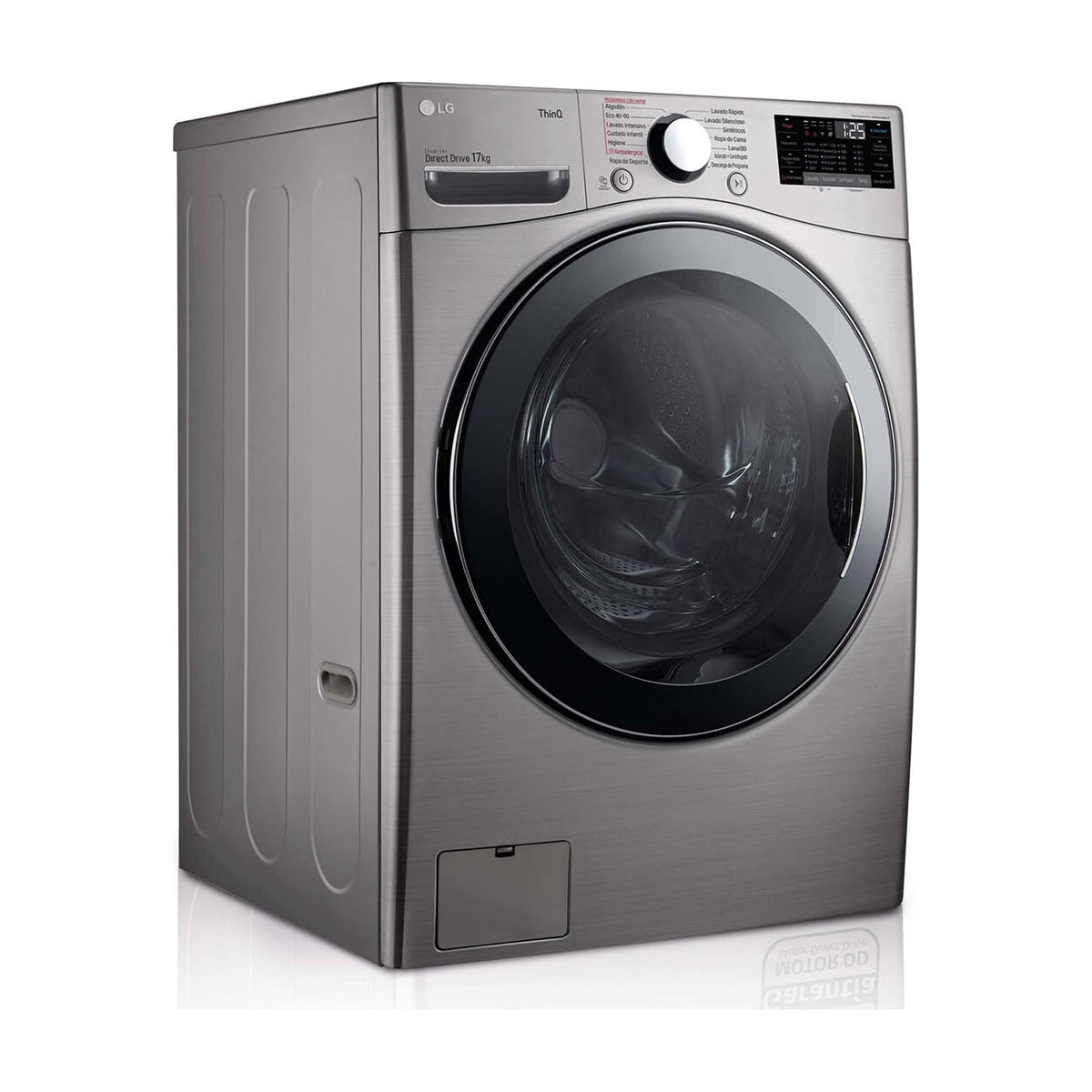 Lavadora LG F1P1CY2T de 17 kg con vapor True Steam y 1100 rpm