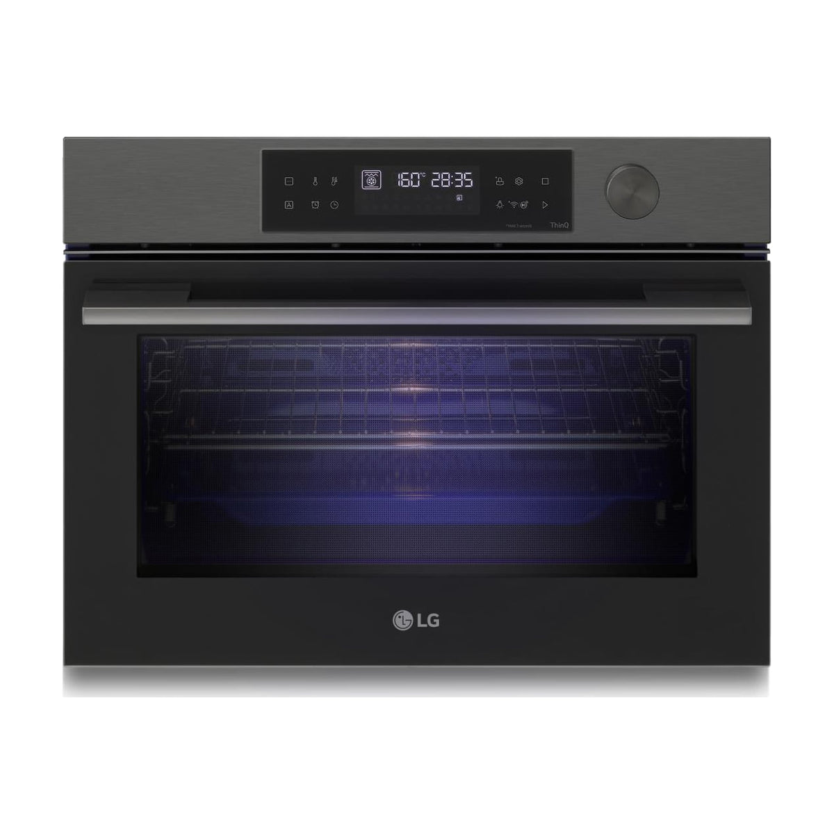 Horno compacto LG CWS7D4731B de 47 l, pirolítico con InstaView