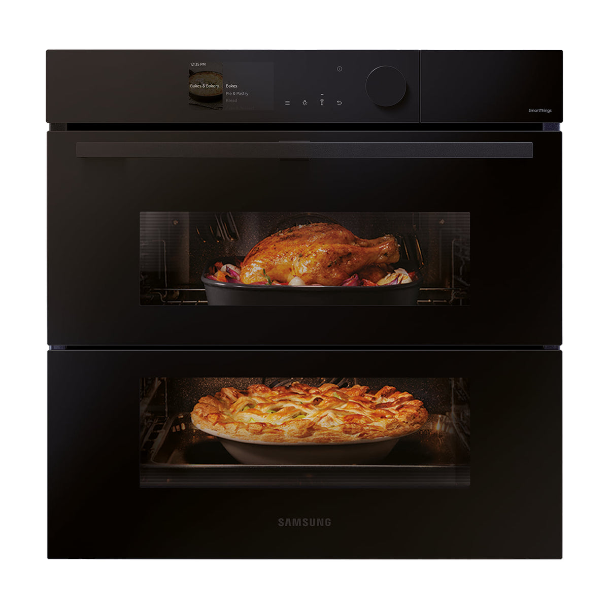 Horno Samsung NV7B6795JAK/U1 de 76 l con vapor y limpieza pirolítica