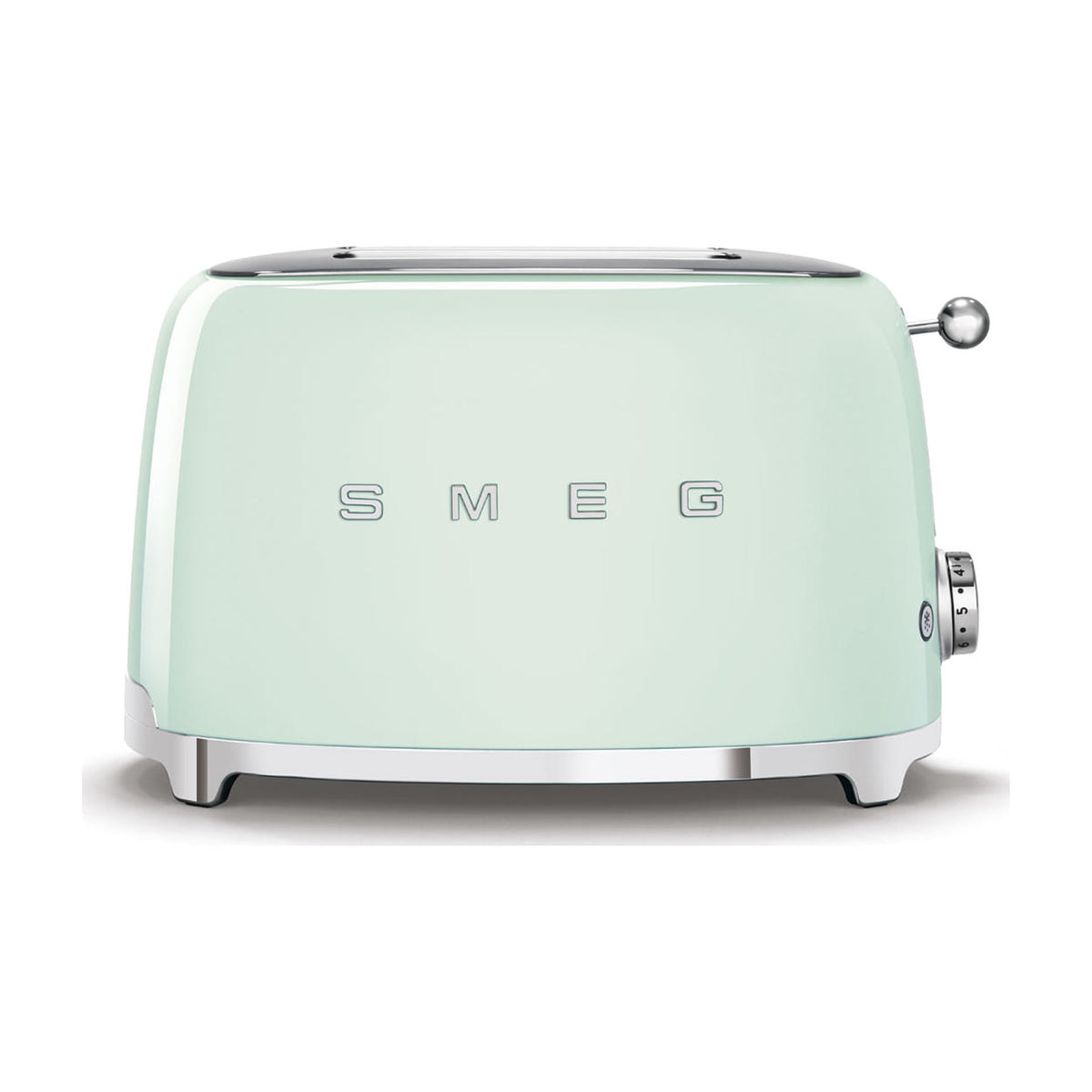 Tostadora Smeg TSF01PGEU de 2 ranuras y 950 W, verde pastel