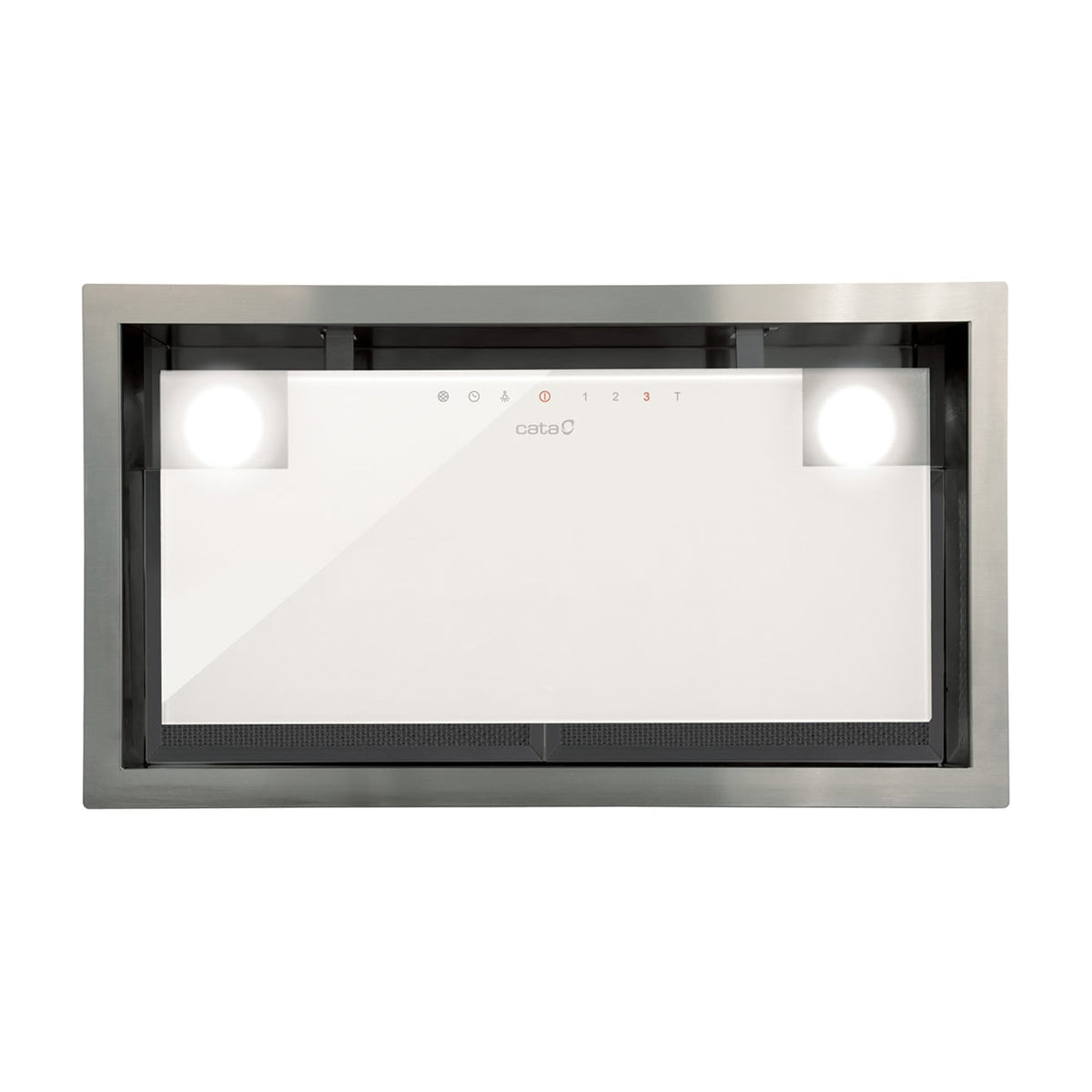 Grupo filtrante CATA GC DUAL 45 WH, cristal blanco y extracción de 820 m³/h