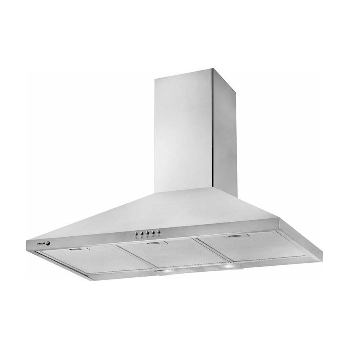 Campana decorativa Fagor 3CFP-9050X de 90 cm en inox