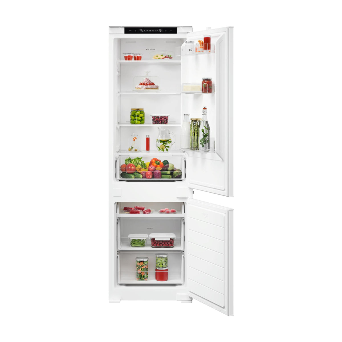 Frigorífico combi AEG TC3NS181ES integrable, 253 l y Total No Frost