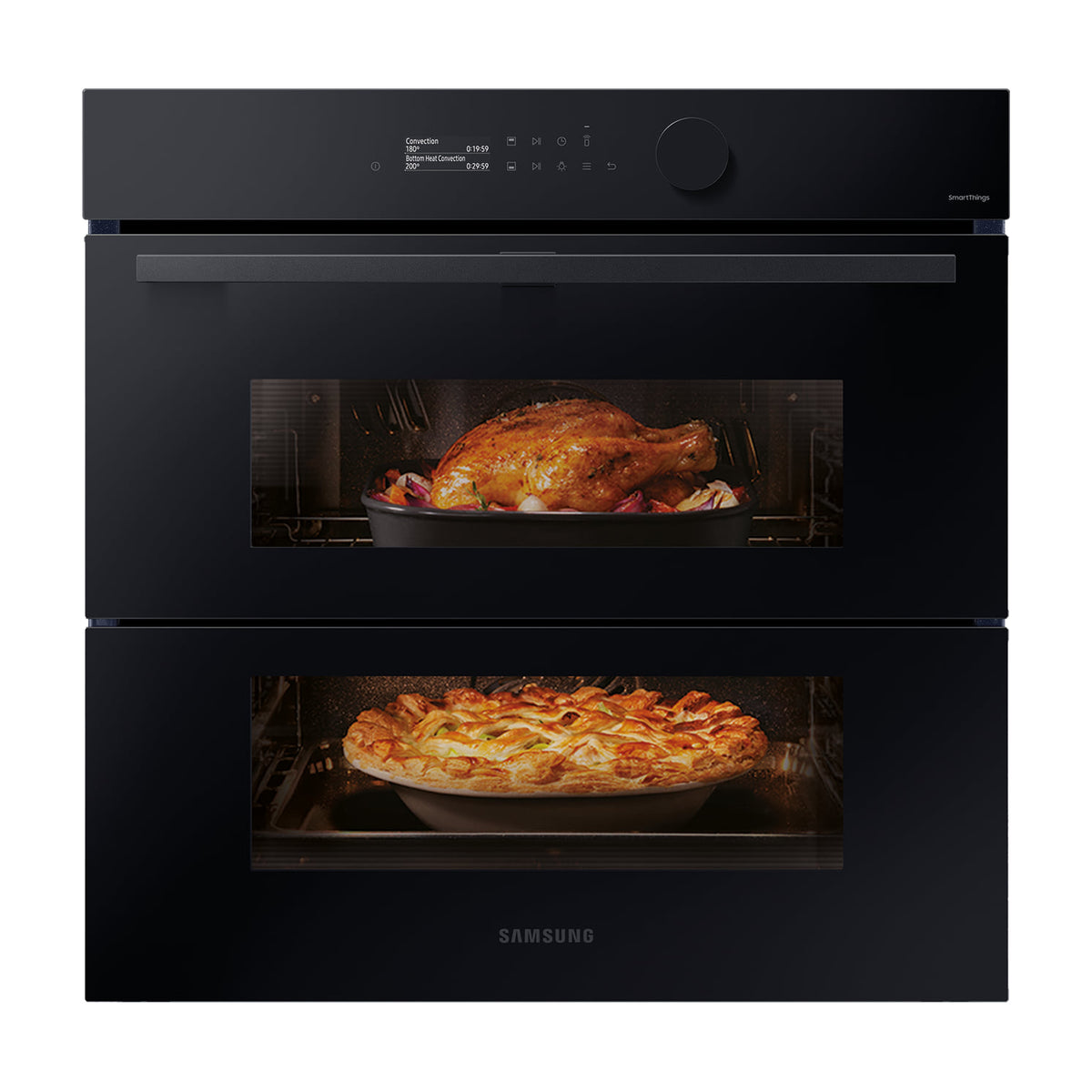Horno pirolítico Samsung NV7B5750TDK/U1 de 76 l con Dual Cook Flex