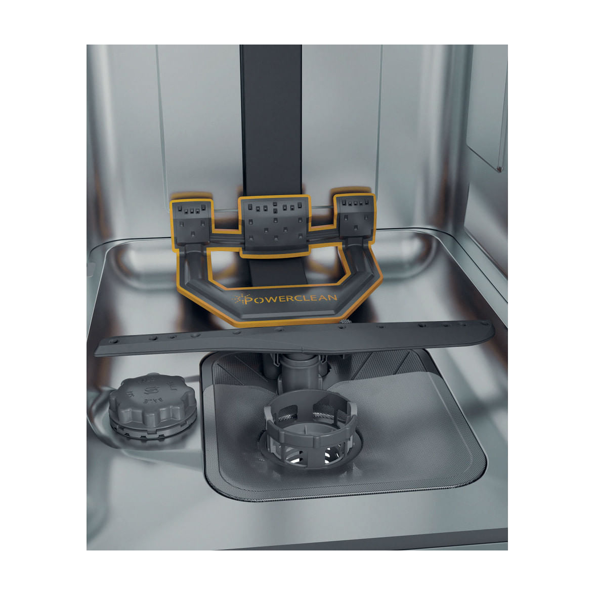 Lavavajillas Whirlpool WH6FC11BS7A0X de 45 cm, 11 cubiertos e inox