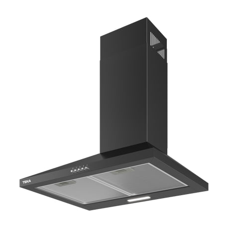 Campana decorativa Teka DBB 64140 KOS BK negra, 60 cm y 3 velocidades