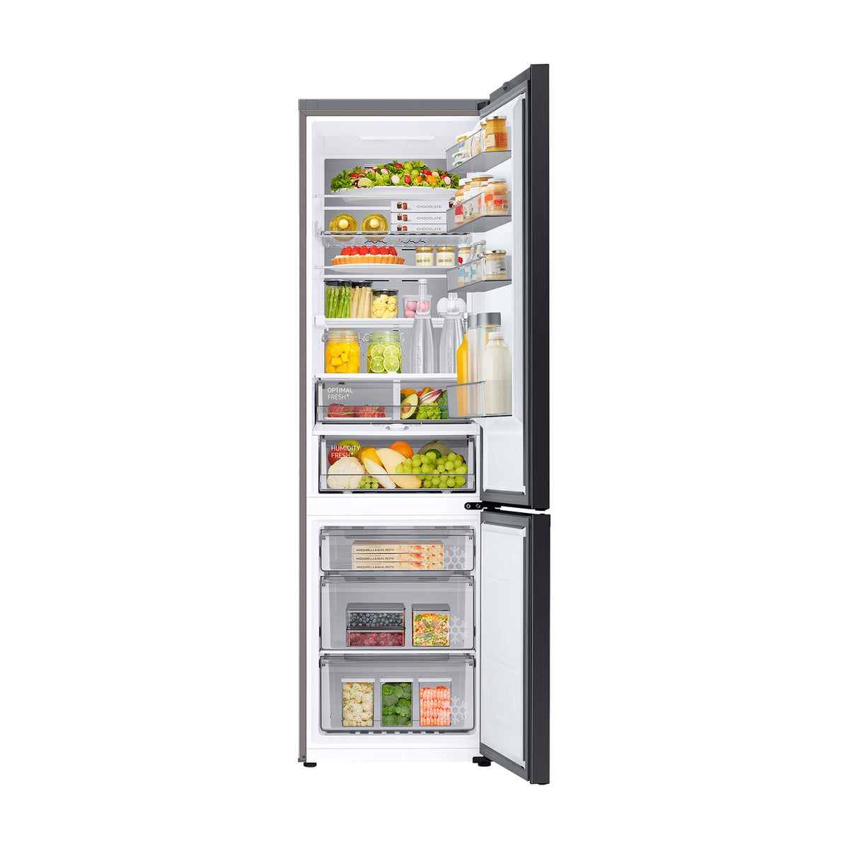 Frigorífico combi Samsung RB38C7B6A22/EF de 387 l, No Frost y clase A