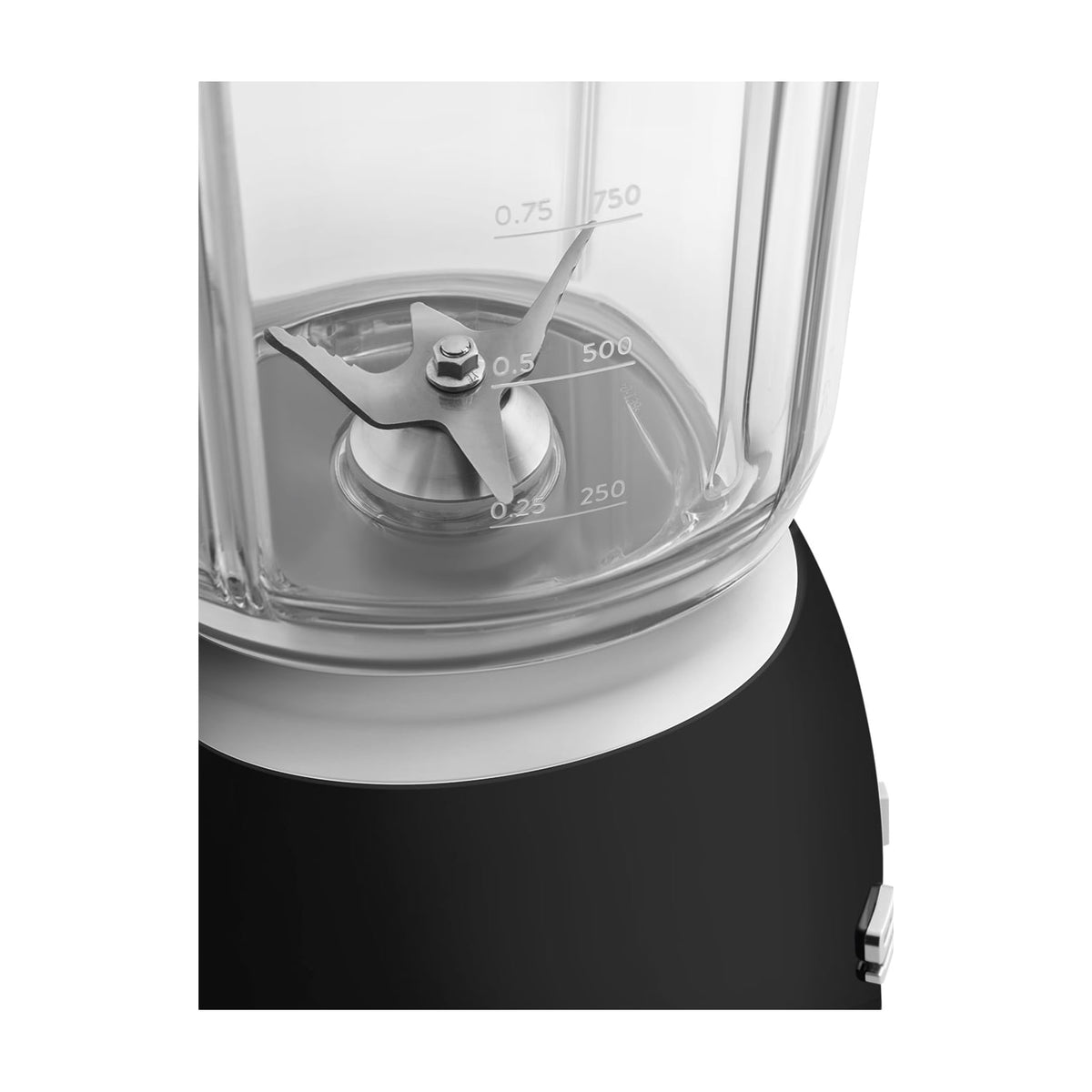 Batidora de vaso Smeg BLF03BLEU negra, 800 W y 1,5 l