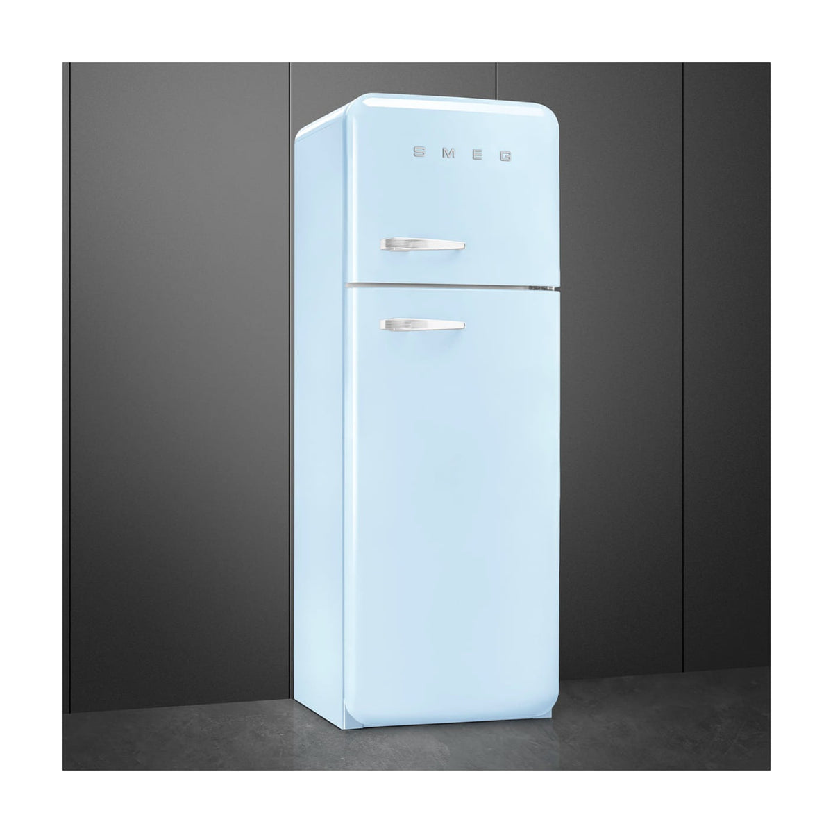Frigorífico de dos puertas Smeg FAB30RPB5, 294 l, azul pastel