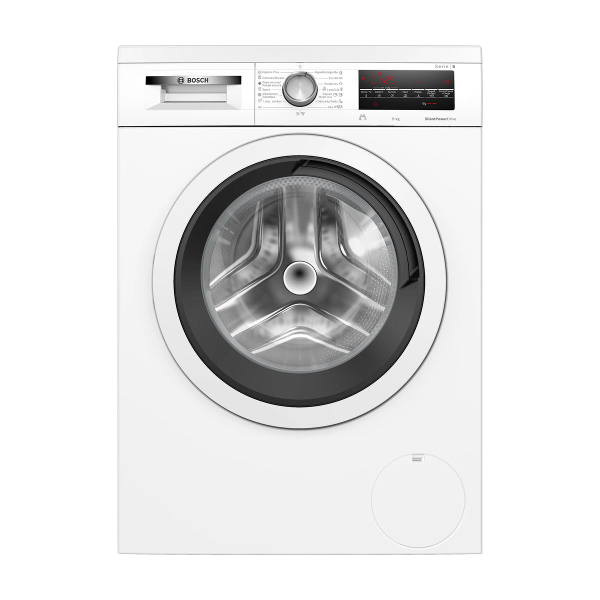 Lavadora de carga frontal Bosch WUU28T66ES, 9 kg y 1400 rpm