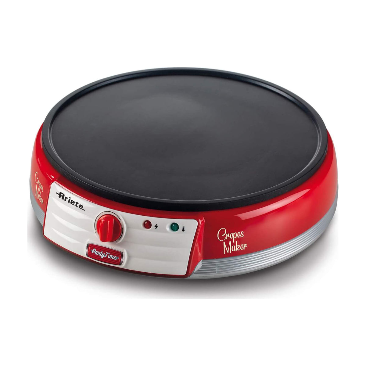 Crepera Ariete Party Time 0202/00 de 1000 W con placa antiadherente