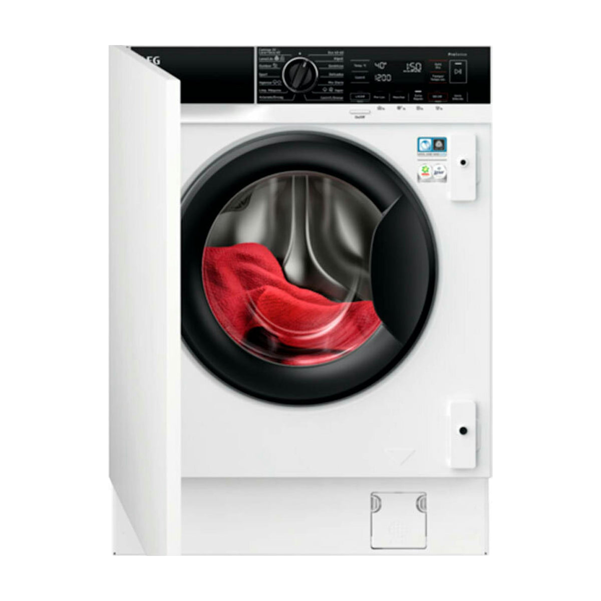 Lavasecadora integrable AEG LWN8E8636F de 8/4 kg y 1600 rpm