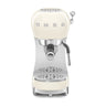 Cafetera espresso manual Smeg ECF02CREU de 15 bar en color crema