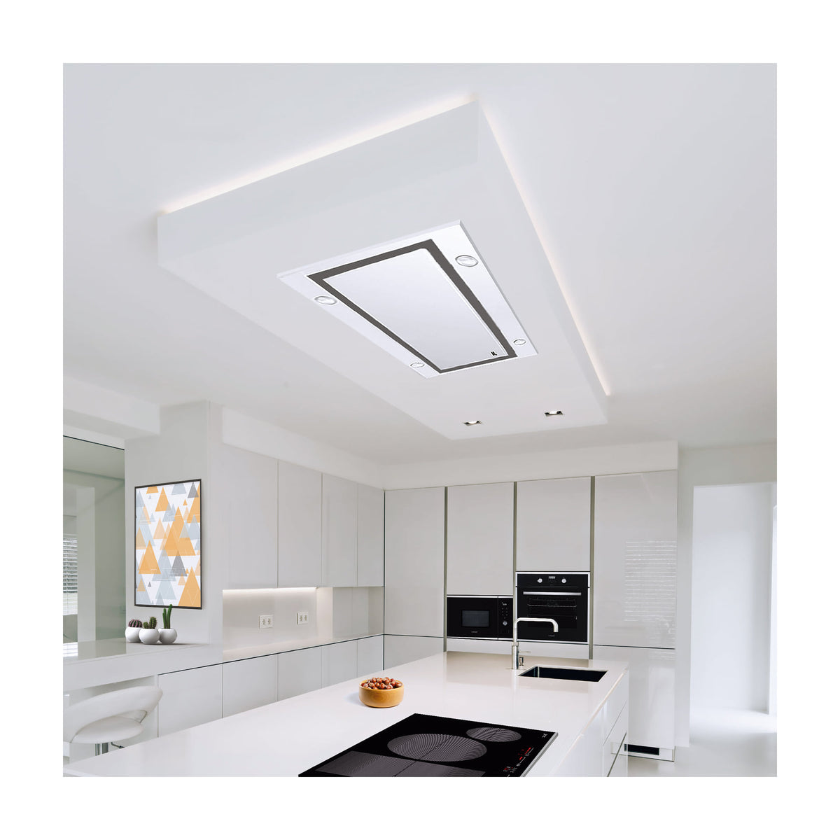 Campana de techo CATA Isla Sirin 1000 WH, 100 cm, blanca