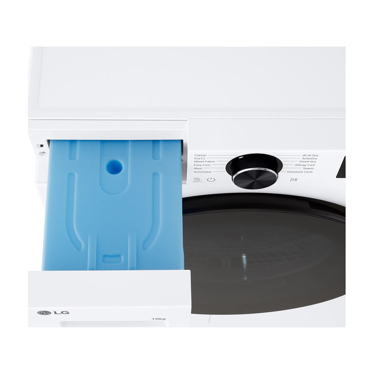 Secadora de bomba de calor LG RHX5010TLB, 10 kg y Wi-Fi