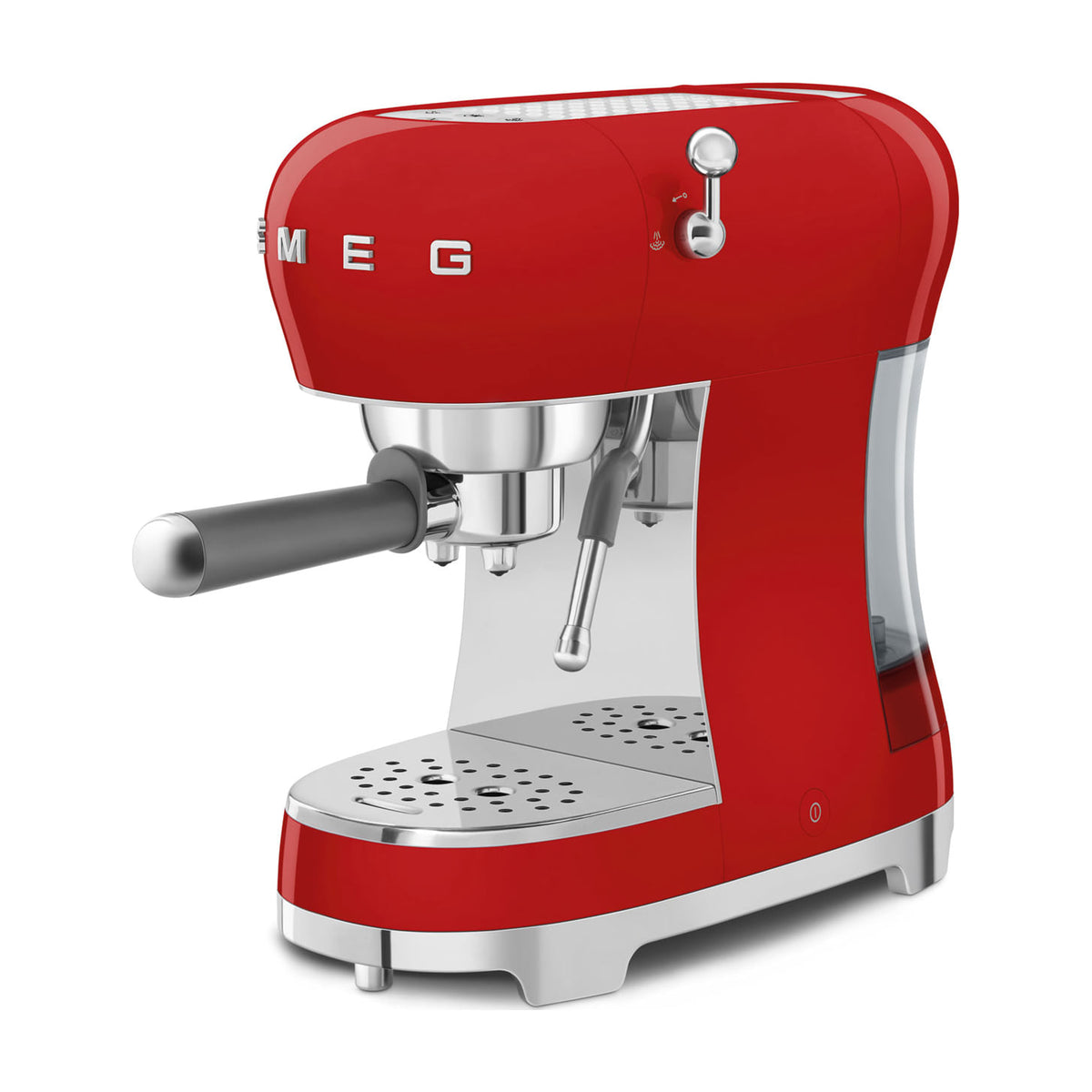 Cafetera espresso Smeg ECF02RDEU de 15 bar y 1350 W, roja