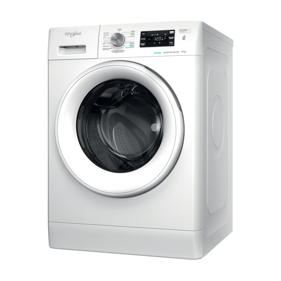 Lavadora Whirlpool FFB 8258 WV SP, 8 kg y 1200 rpm