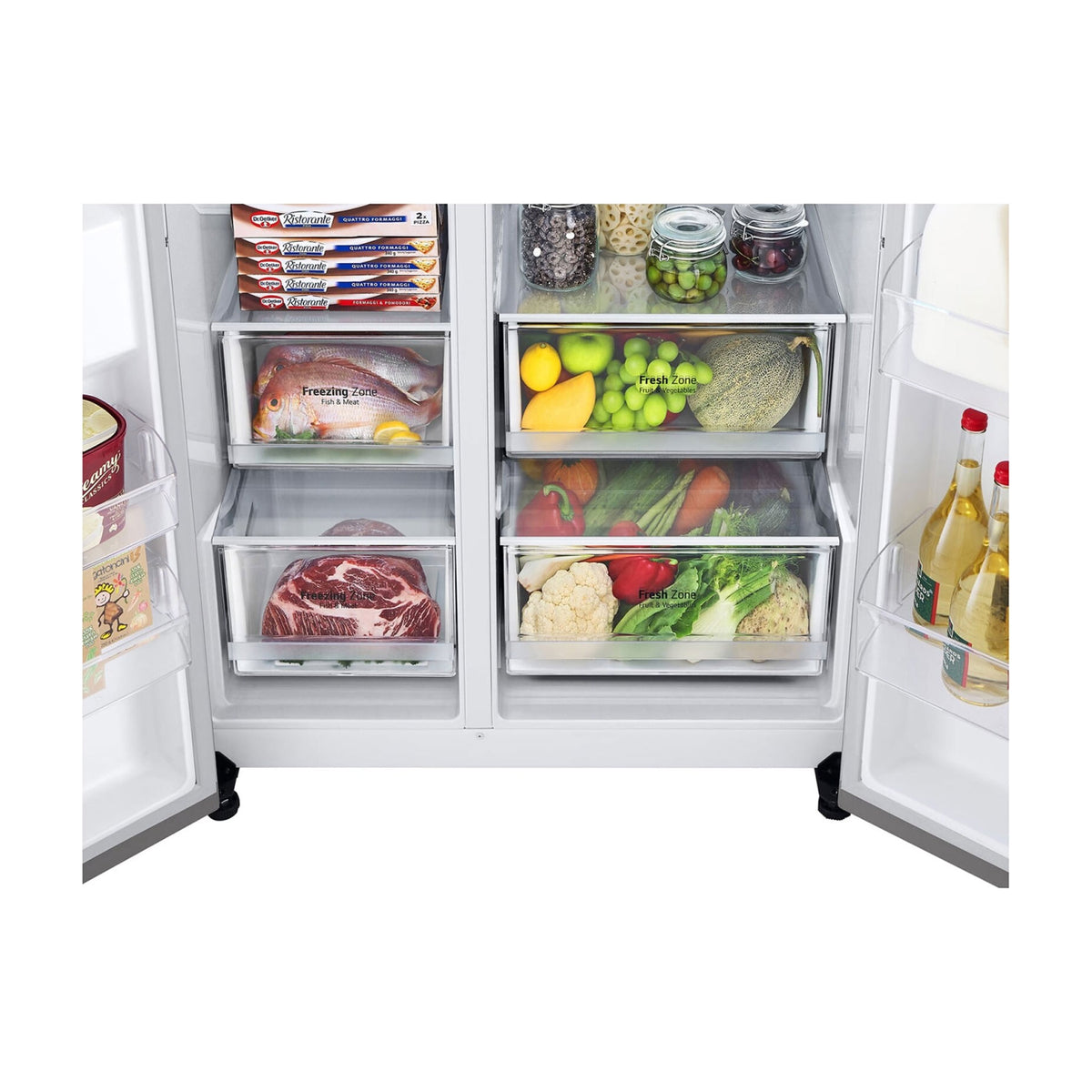 Frigorífico americano LG GSBC40PYPE, 664 l, Total No Frost