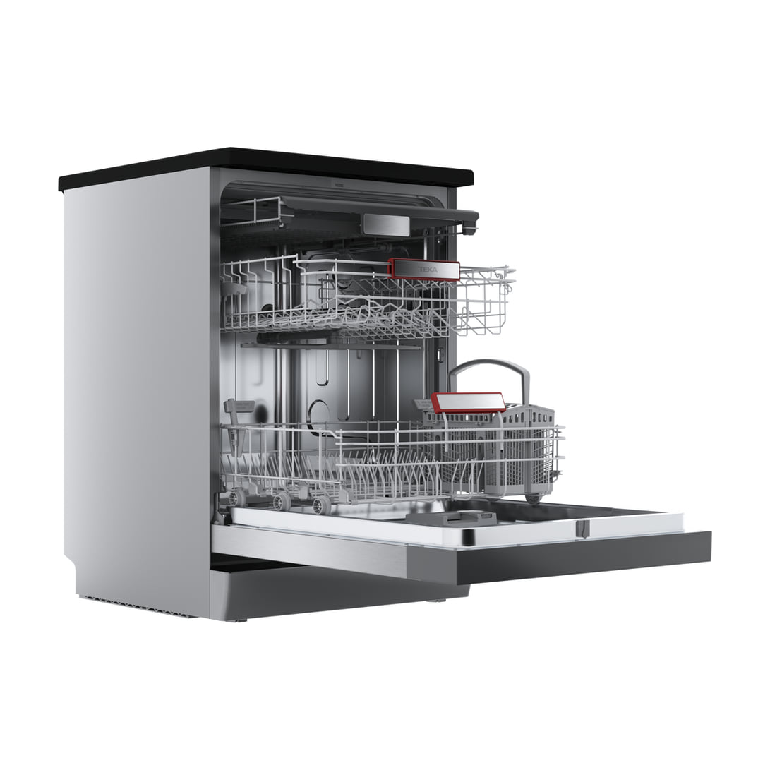 Lavavajillas Teka DFS 264DX de 14 cubiertos, inox y apertura automática