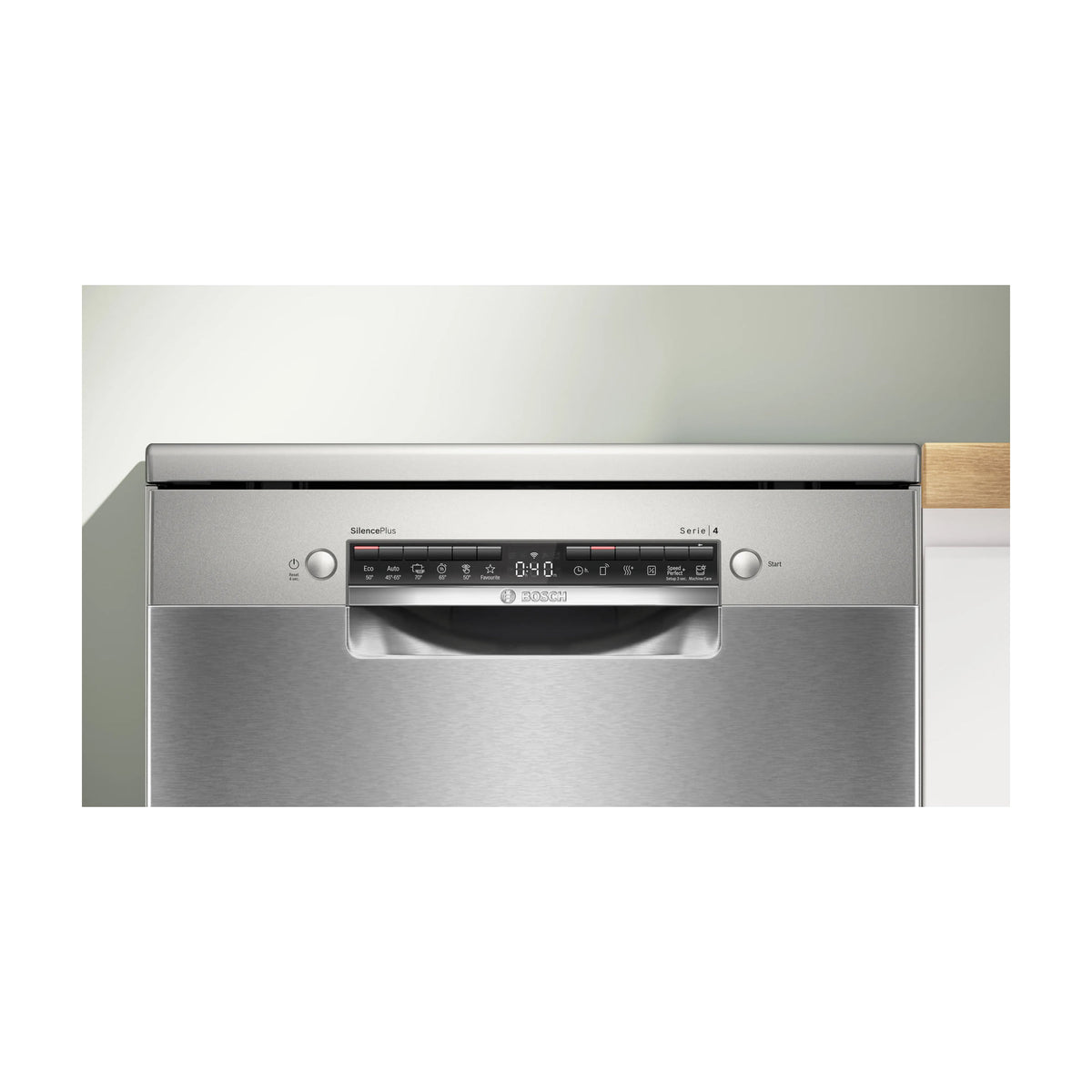Lavavajillas Bosch SMS4HKI08E de libre instalación, 13 cubiertos, inox antihuellas
