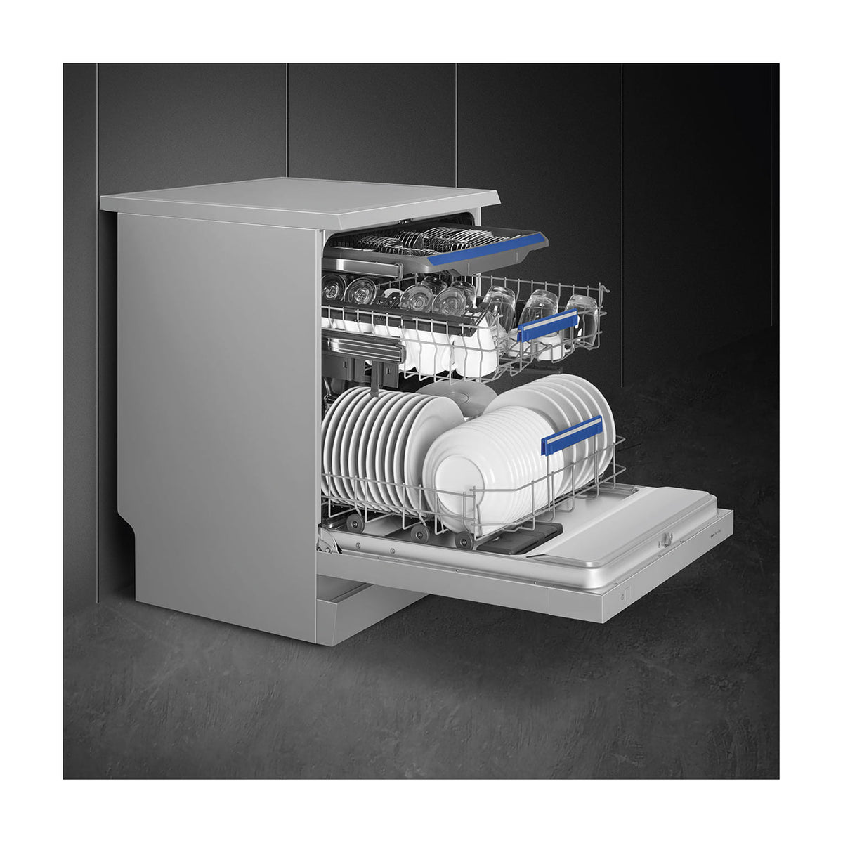 Lavavajillas Smeg LVS342CQSX de 14 cubiertos, inox antihuellas