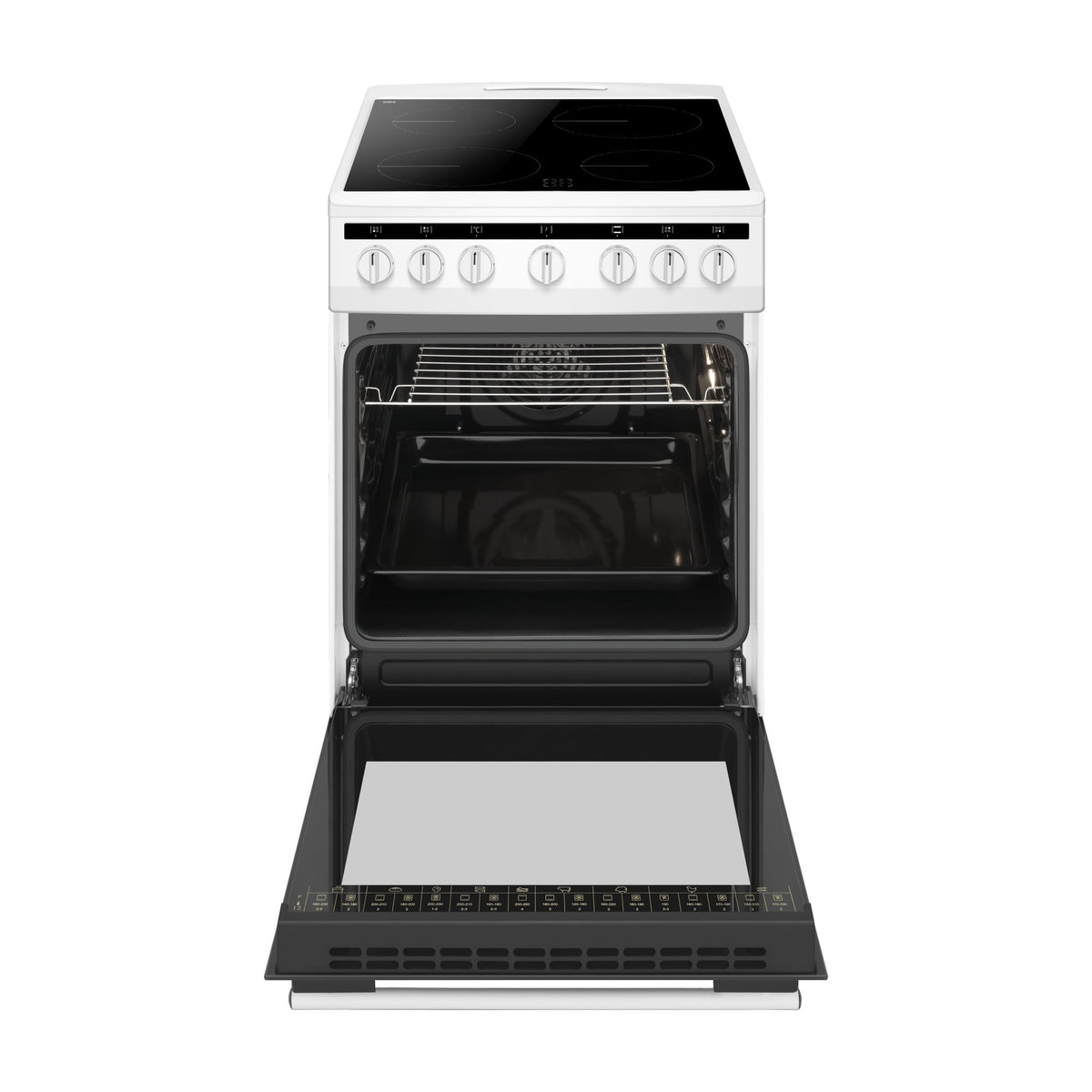 Cocina vitrocerámica Fagor 3CLV-500BB de 4 zonas con horno de 62 l