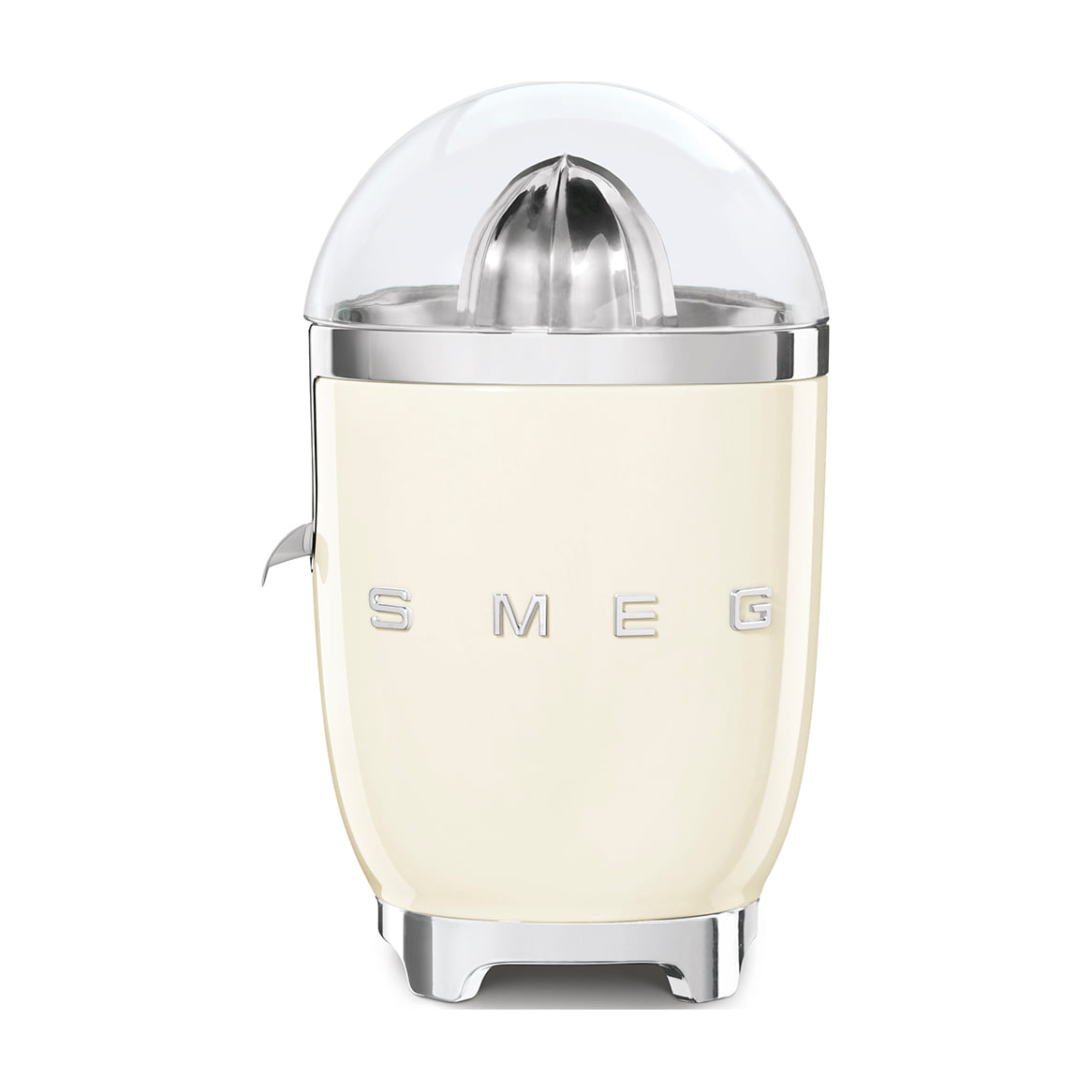 Exprimidor Smeg CJF11CREU crema, 70 W y boquilla antigoteo