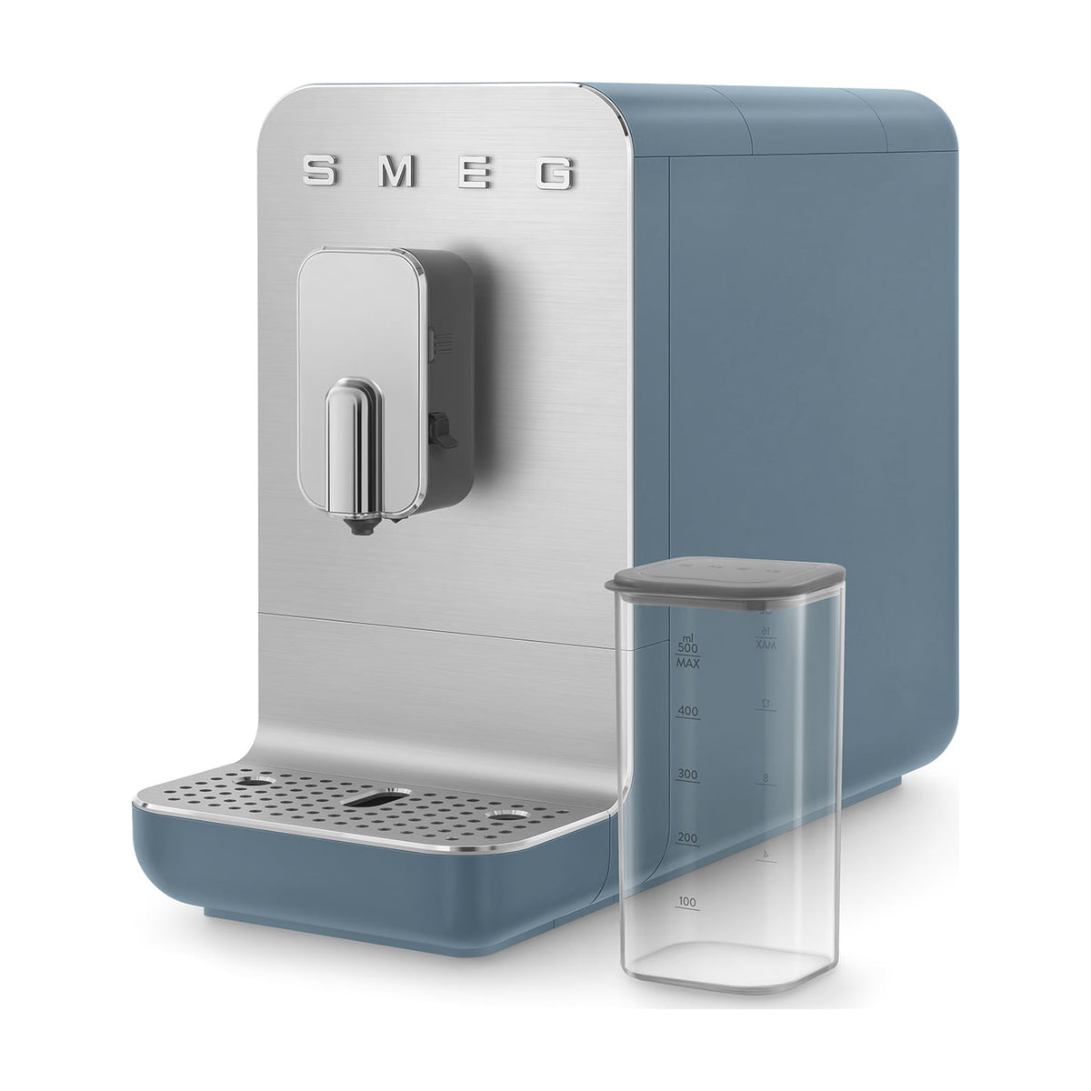 Cafetera superautomática Smeg BCC13SBMEU azul tormenta, 19 bar y sistema de leche
